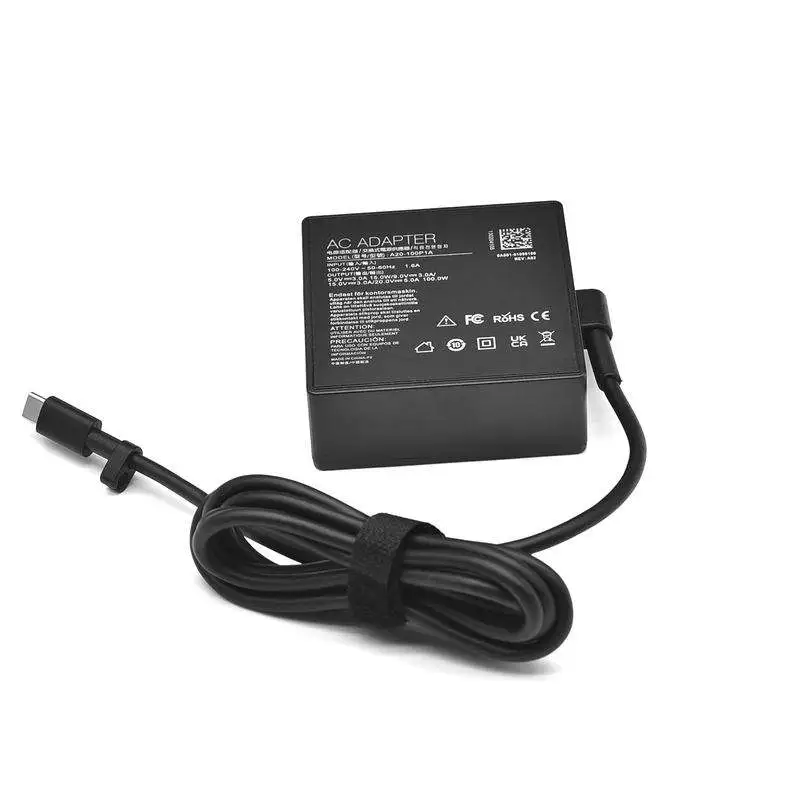 محول طاقة 100 واط من النوع C PD USB C 20 فولت 5 أمبير لأجهزة الكمبيوتر المحمول Asus