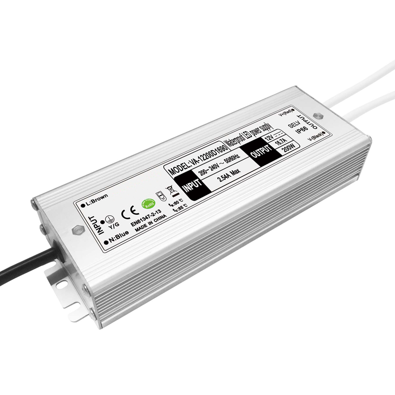 محرك LED مقاوم للماء بجهد ثابت 200 وات