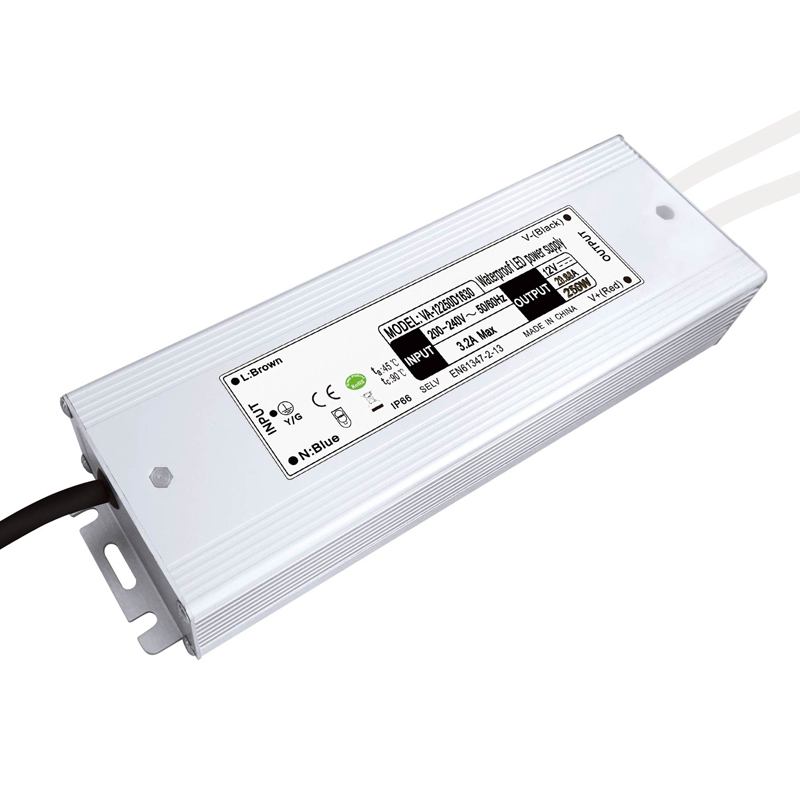 مشغل LED مقاوم للماء بجهد ثابت 250 وات