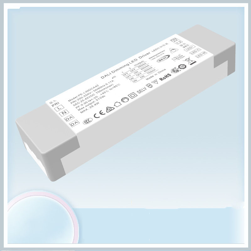 محرك LED قابل للتعتيم بتيار ثابت 30 وات DALI CCT