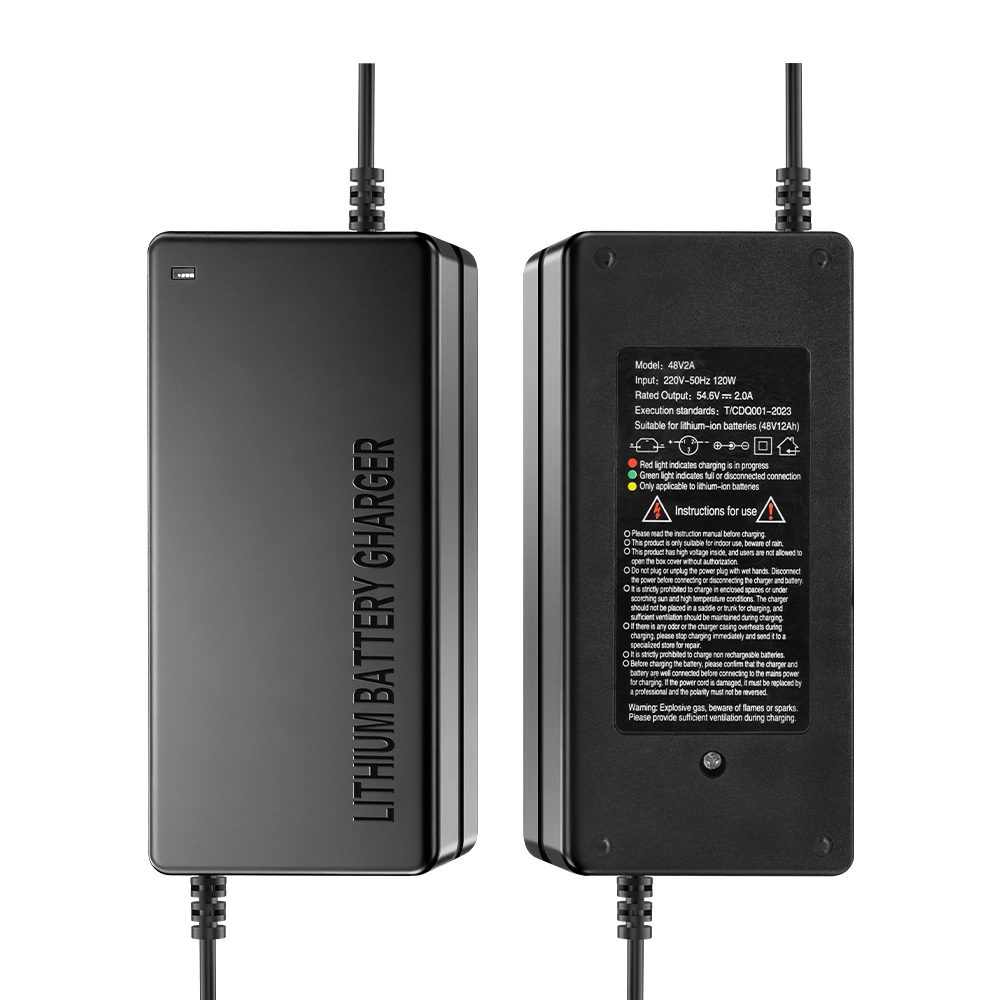شاحن بطارية ليثيوم 48 فولت 120 وات