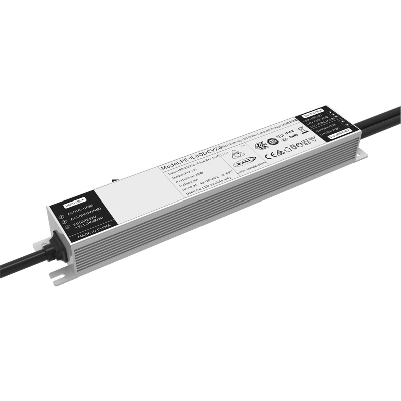 محرك LED قابل للتعتيم بجهد ثابت 60 وات DALI CCT