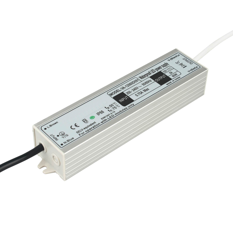 محرك LED مقاوم للماء بجهد ثابت 60 وات